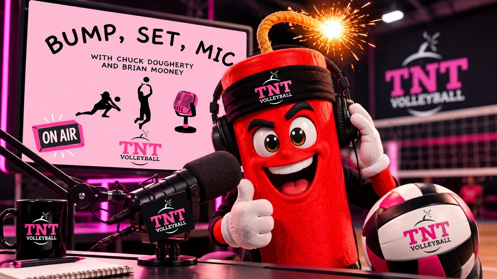 TNT Volleyball Podcast Studio